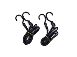 Conjunto De 2 Cintas Elásticas Amarração Com Gancho Plástico, Fivela De Segurança Para Bagagem, Bicicleta, Reboque, Camping E Carga Pesada, Universal