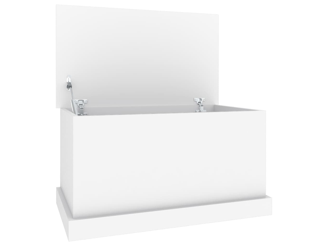 Storage Box, Storage Boxes Vidaxl Branco Madeira Processada (70 X 40 X 38 Cm)