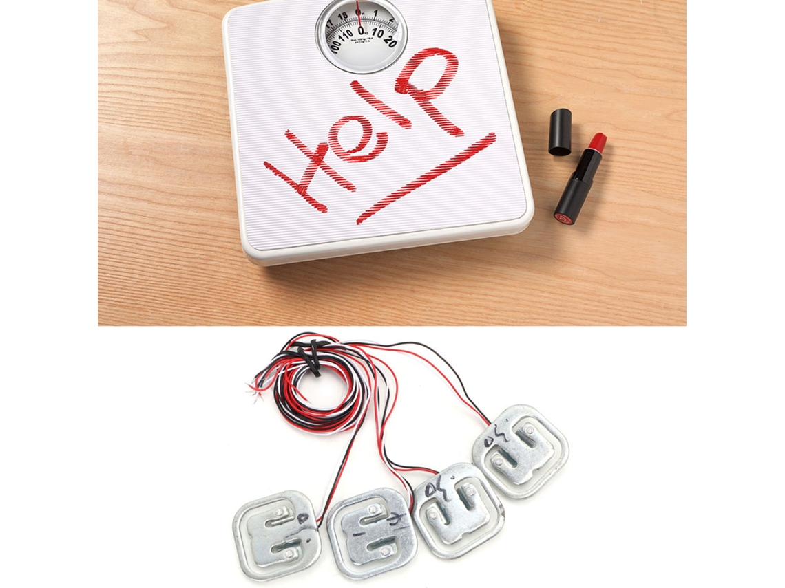 Laxiscreed Hx711 Módulo Sensor De Carga Com Estrutura De Meios-ponte Para Até 50kg