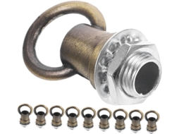 Conjunto De 10 Anéis De Gancho Para Luminária M10 Em Bronze Antigo, Gancho Fechado, Ferragens