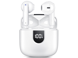 Fones Esportivos Bluetooth, Microfone, Cancelamento Ruído, Bluetooth 5.3, IPX7, Preto JIAPEI