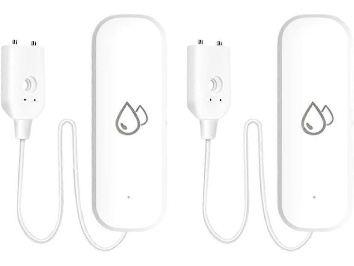 Lurelia 2 Detectores De Vazamento De Água Tuya Smart Home Wi-fi, Controlo De Alarme Por Aplicativo, Compatível Com Tuya Yde
