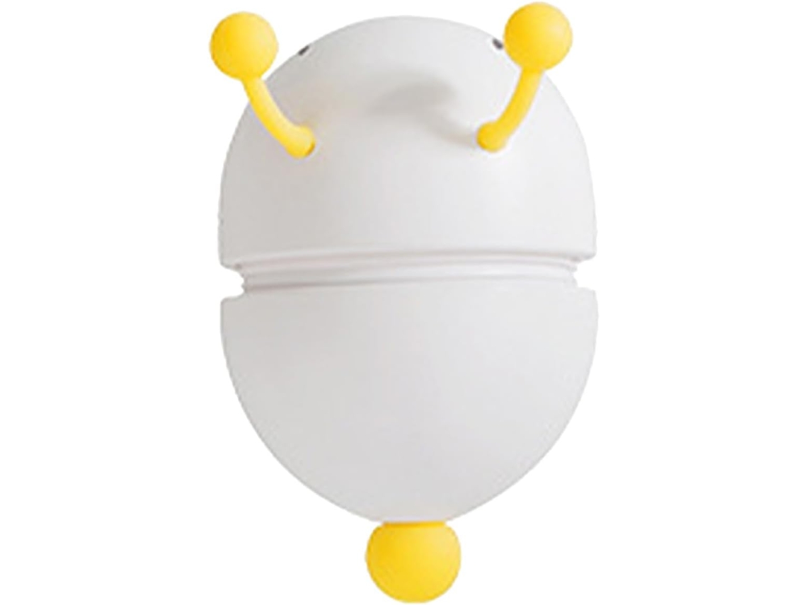 Luminária Noturna Led Em Formato De Lagarta, Extensível E Recarregável Via Usb, Branca, Ideal Para Quarto De Meninos.
