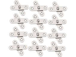 Conjunto De 12 Dobradiças Giratórias Para Portas, Em Aço Inoxidável,