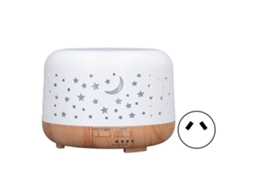 Umidificador de Aromaterapia 300ml com Luzes LED SILVER