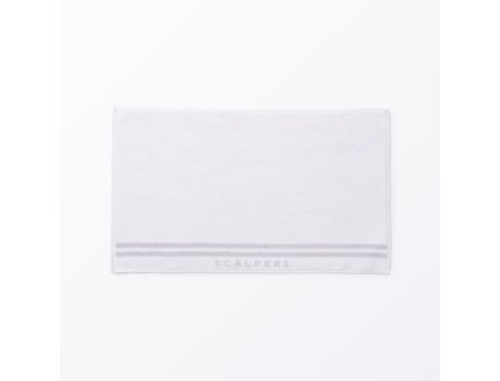 Tapete de Banho 50X80Cm em Algodão Branco com Listras SCALPERS