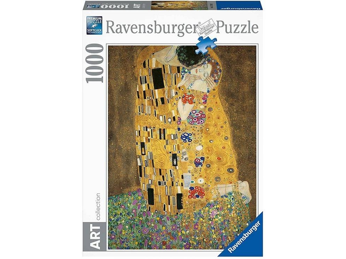 Puzzle RAVENSBURGUER Klimt El Beso (1000 Peças)