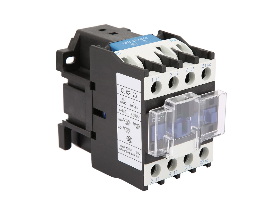 Contator elétrico industrial CJX2 2501 220v 25A S/MARCA