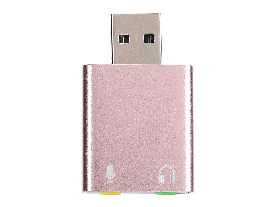 Placa De Som Usb (áudio Estéreo 3d Usb Externo Para Jack)