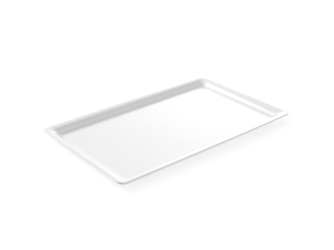 Lurelia Bandeja De Melamina Branca 20 Mm Para Servir E Decorar
