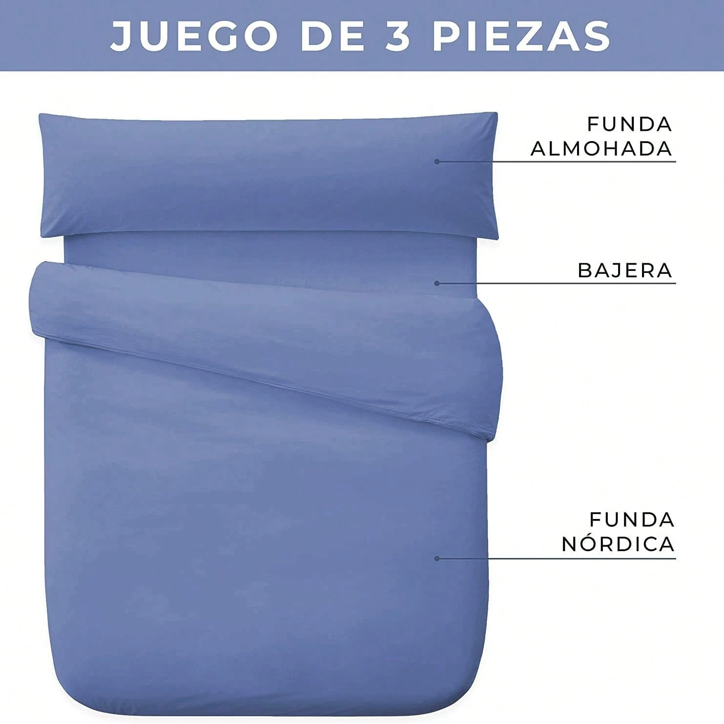 Jogo Lençóis Macio 4 Peças Lençol Baixo Elástico 2 Fronhas Cama 135 150cm
