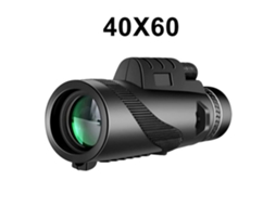 Telescópio Monocular RUMOCOVO 40X60 Visão Noturna Zoom de Bolso À Prova D'Água com Smartphone