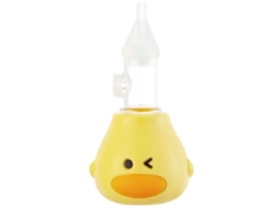 2026 aspirador Nasal Manual para Bebê Silicone Macio Pp Evita Retrocesso Aspira Mucus Moco Amarelo