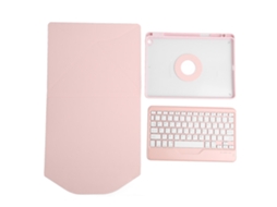 Capa Com Teclado Para Ipad, Conexão Bluetooth, Design De Flip Com Suporte