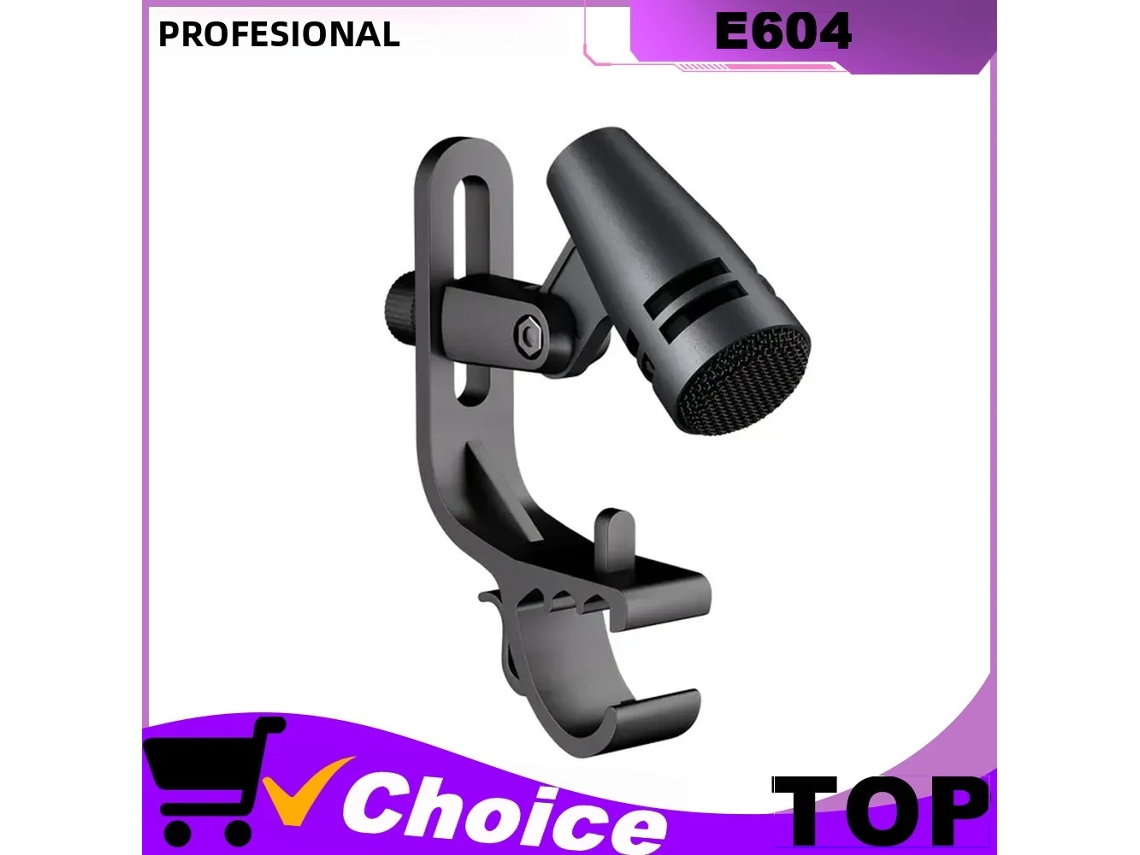 Série Profissional de Microfones para Bateria, Microfone Dinâmico Cardioide com Braço de Suporte. MDUG