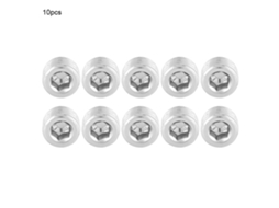 10 Pcs Plug Head Chave De Boca Hexagonal Aço Niquelado Conexão Tubo 3/8'' Vedação 0-60°c