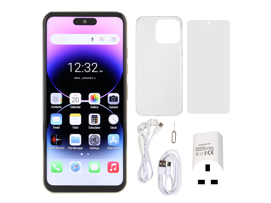 Laxiscreed Smartphone Desbloqueado 8gb Ram 256gb - Alta Performance E Conectividade