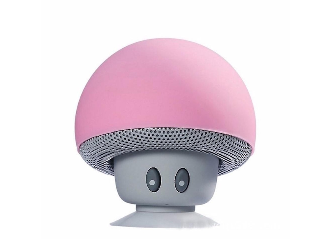 Coluna Mini Portátil Fofinho Em Forma De Cogumelo, Sem Fio, Bluetooth, Suporte Para Telefone De Áudio Ao Ar Livre*
