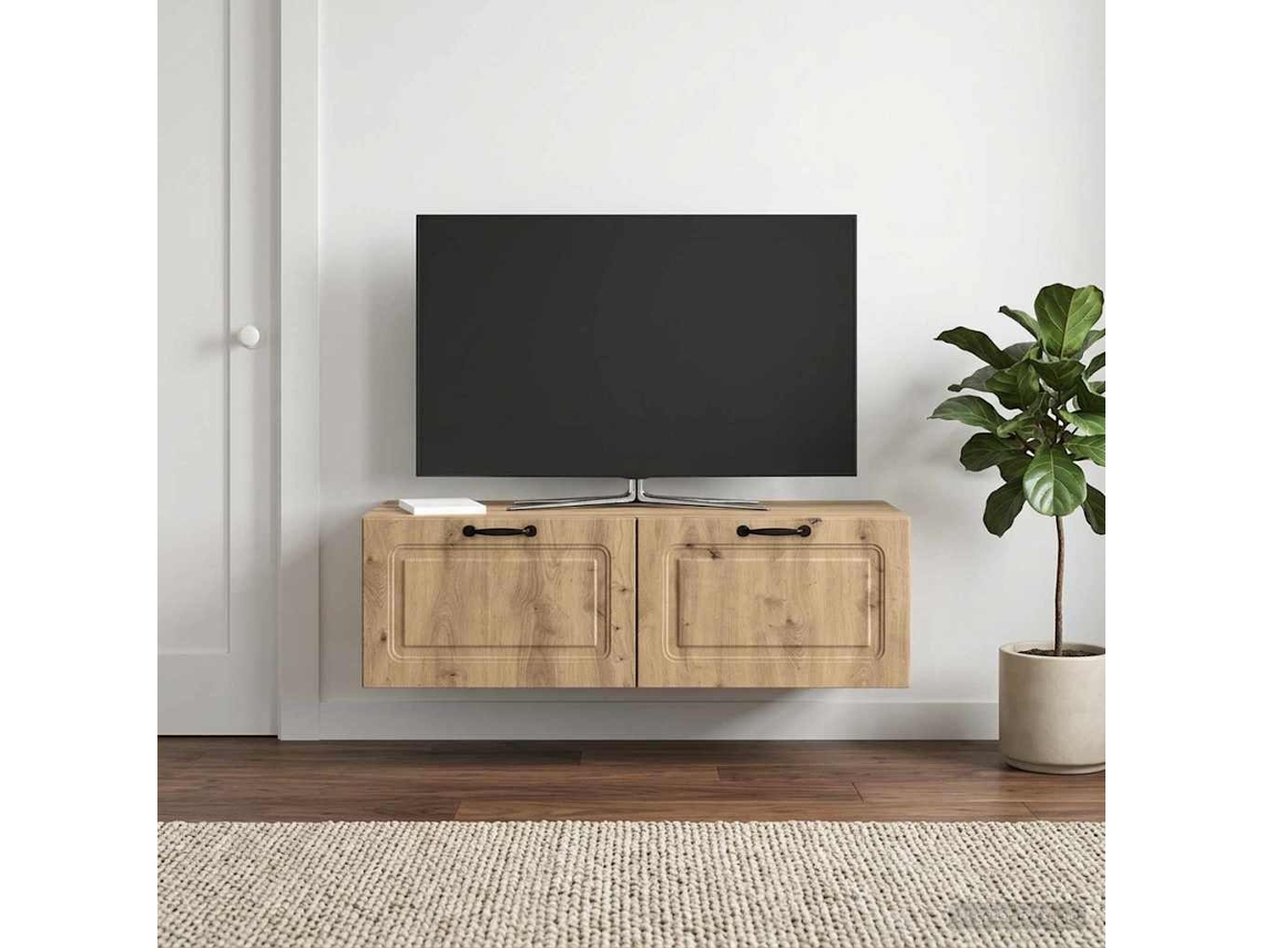 Vidaxl Gabinete De Tv De Parede 98 X 41 X 30 Cm Carvalho Arttisan