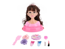 Ats conjunto Muñeca de Busto Con Maquillaje Y Peinado Princesa Regalo para Niñas Juguete My319 6