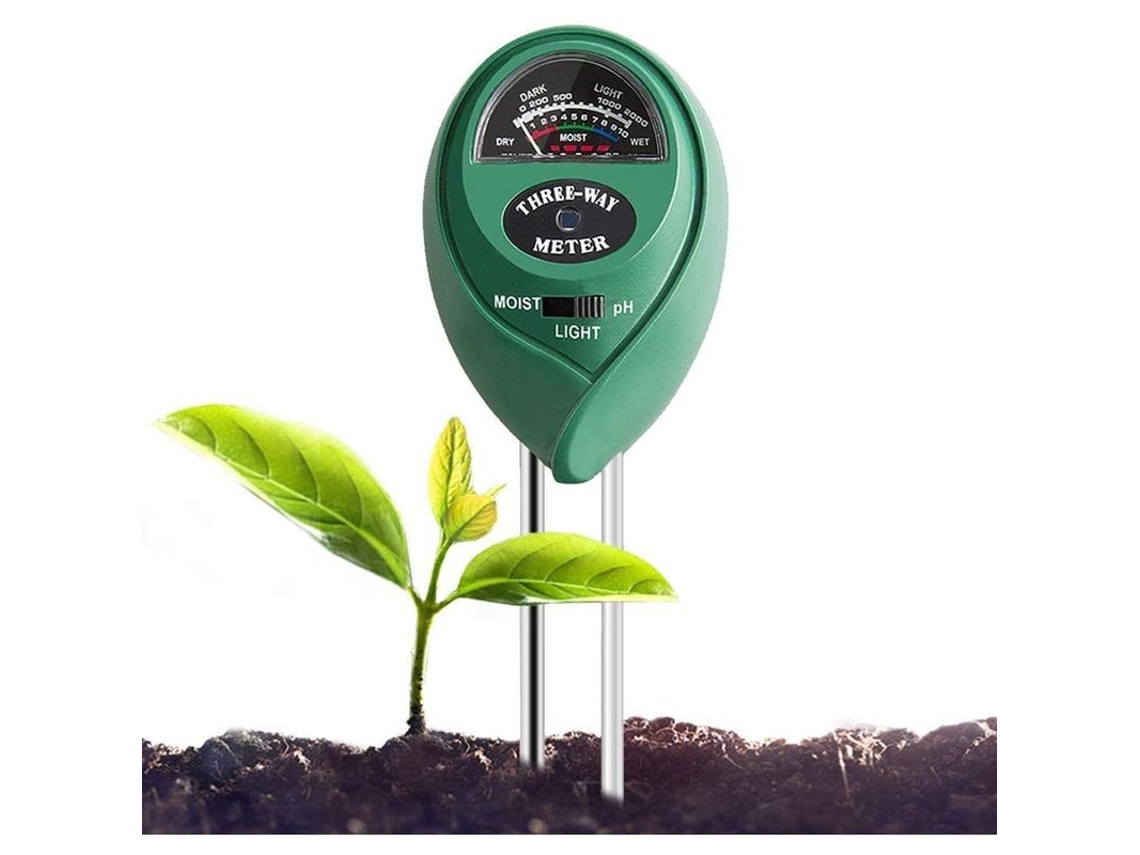 Detector de umidade, luz e pH para plantas 2026, 3 em 1, fácil leitura, sem bateria S/MARCA