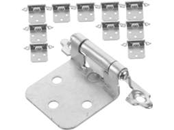 Conjunto De 16 Dobradiças Para Portas Armário Com Fechamento Suave E