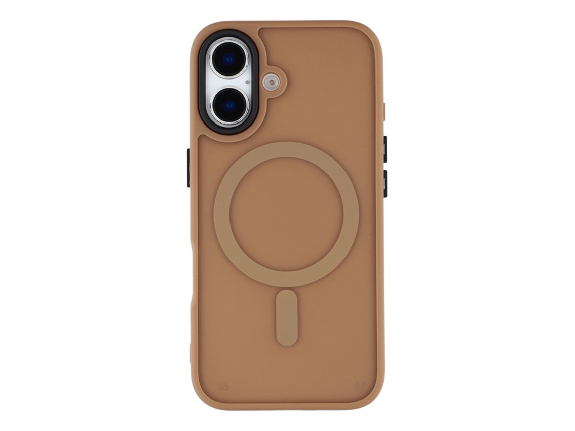 Capa Para Iphone 17 Magsafe Skin Touch - Marrom