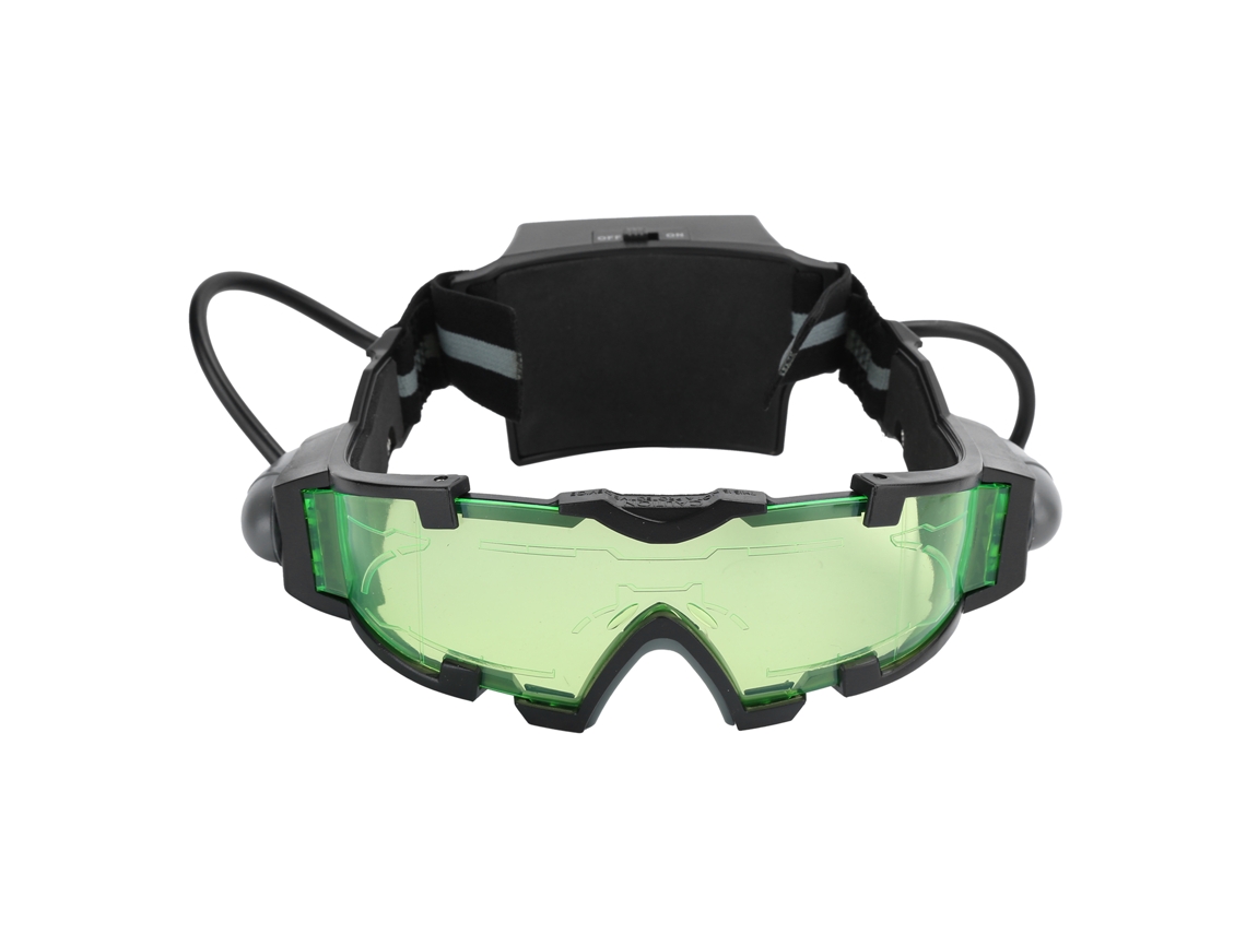 2026 gafas de Visión Nocturna Ajustables com Led Antivento e Antipólen para Moto e Esqui