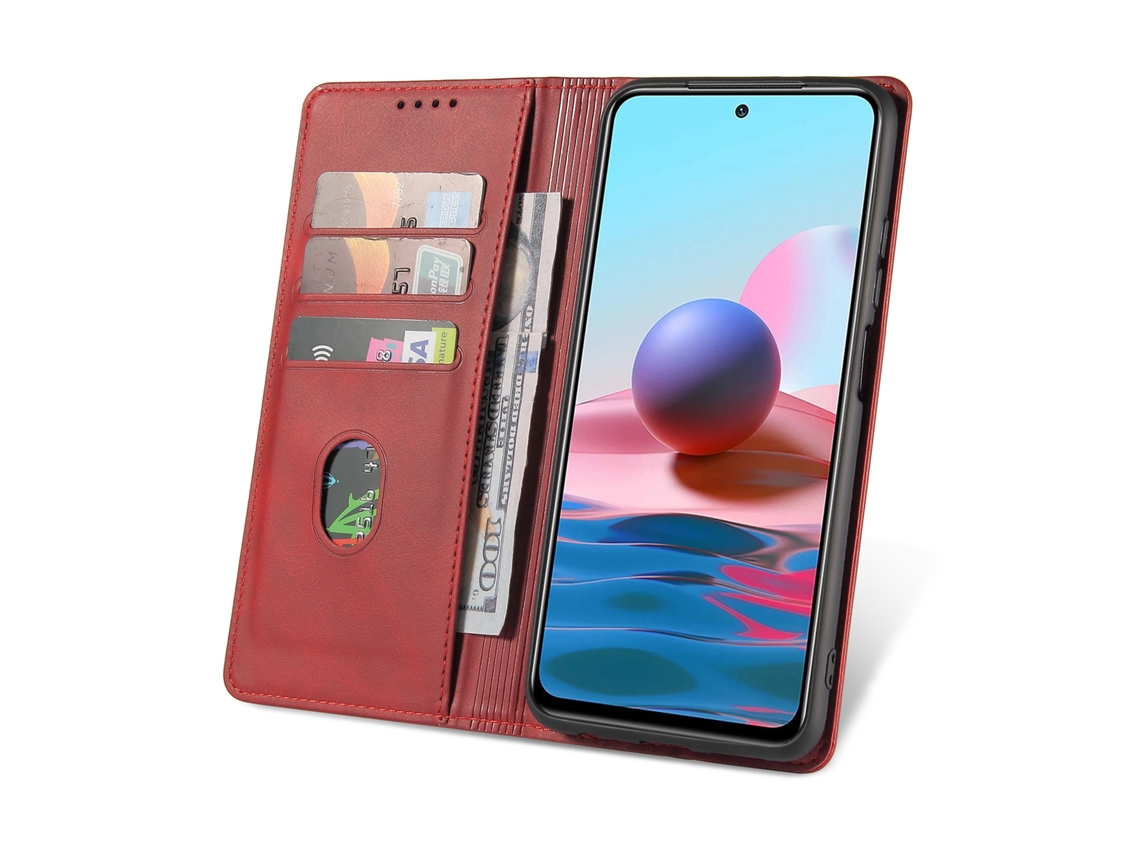 Capa Para Xiaomi Redmi 13c Bezerro Textura Magnética Caixa De Couro Flip Horizontal Com Titular E Cartão Slots Carteira Rosa