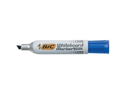Marcador BIC Velleda 1781 12 peças ponta cinzel azul