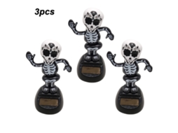 Decoração de Halloween com Figura de Fantasma Solar e Esqueleto LAXISCREED