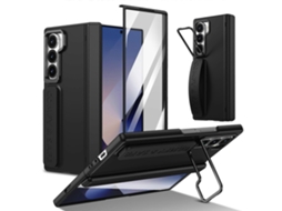 Capa Para Celular Com Suporte Para Lente Integrada E Alça De Pulso Para Samsung Galaxy Z Fold6