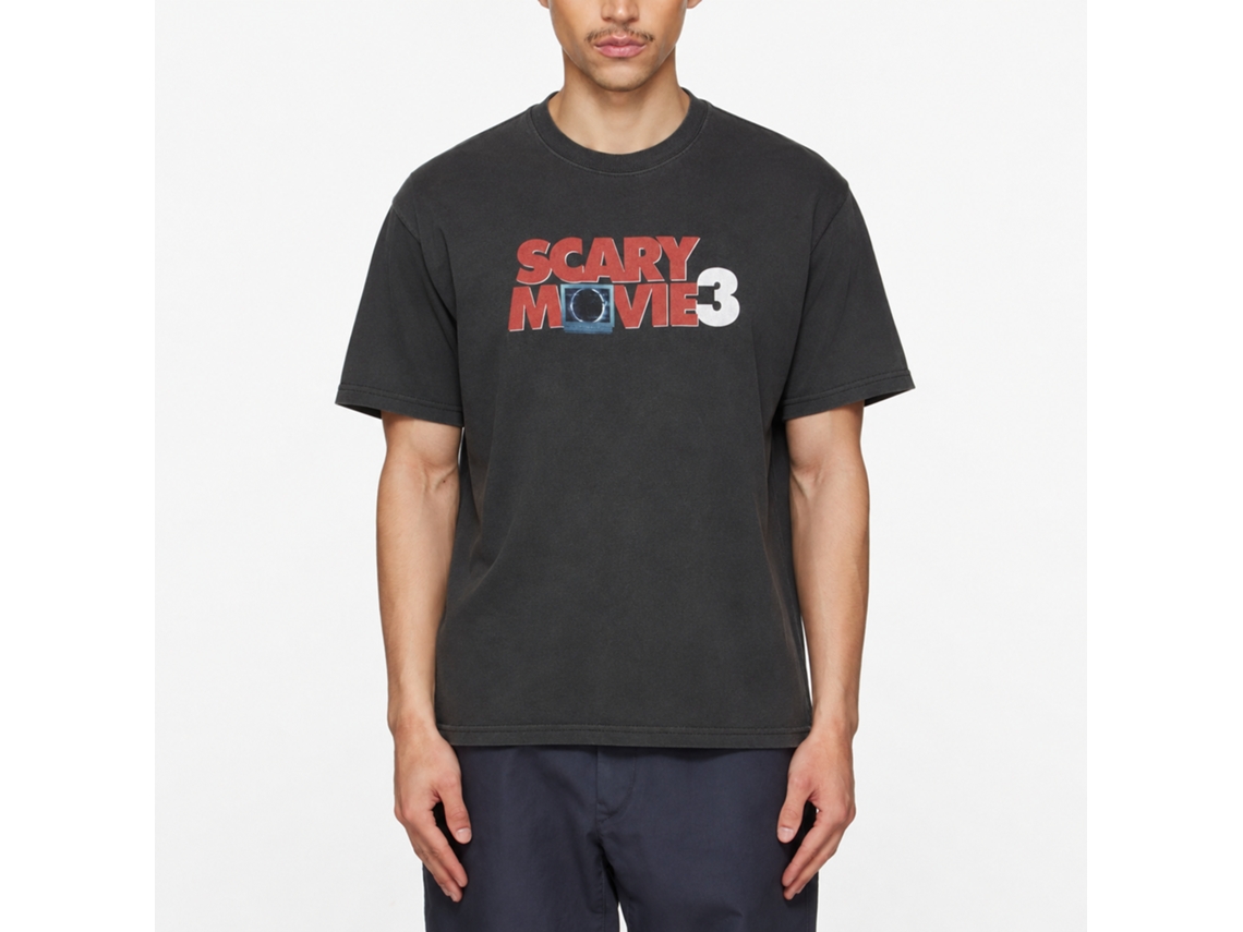 Rockinstone Scary Movie 3 Logo Black T-shirt Size:xxl