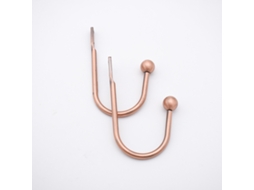 Conjunto De 2 Prendedores De Cortina Decorativos, Bronze E Ouro Rosa