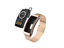 Fone de ouvido com pulseira de aço de 1,14 polegadas e relógio inteligente Ly Ebike destacável
