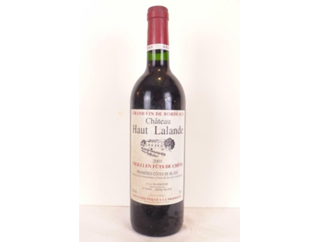 Vinho Tinto CHÂTEAU HAUT LALANDE 2001 (75 cl - 1 unidade)