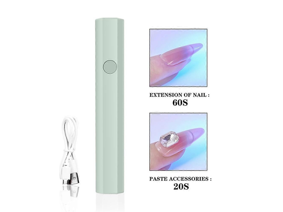 Mini Lâmpada Uv Para Unhas De Gel, Lâmpada Uv Portátil Para Unhas, Lâmpada Led Para Secagem De Esmalte Em Gel.