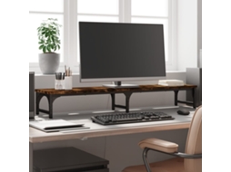 Vidaxl Suporte Monitor 105x23x15,5cm Derivados Madeira Carvalho Fumado