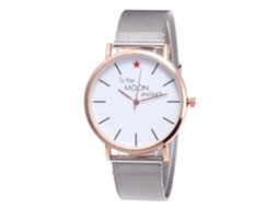 Reloj De Pulsera Analógico De Cuarzo Con Correa De Acerozhoulianfa Moda Regalo (oro Rosa)