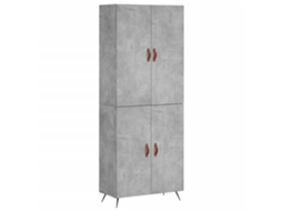 Armário Alto Derivado de Madeira Cinza Cimento MAISON EXCLUSIVE (69,5x34x180 cm)