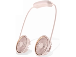 Mini ventilador de bolso recarregável, spray água, umidificador, USB, rosa, portátil, S/MARCA