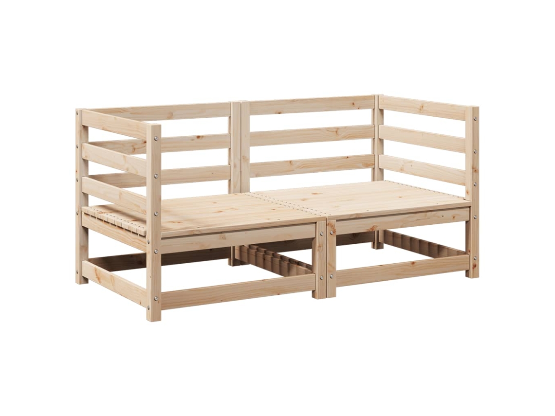 Conjunto de 2 Sofás para Jardim Madeira de Pinho Maciça MAISON EXCLUSIVE