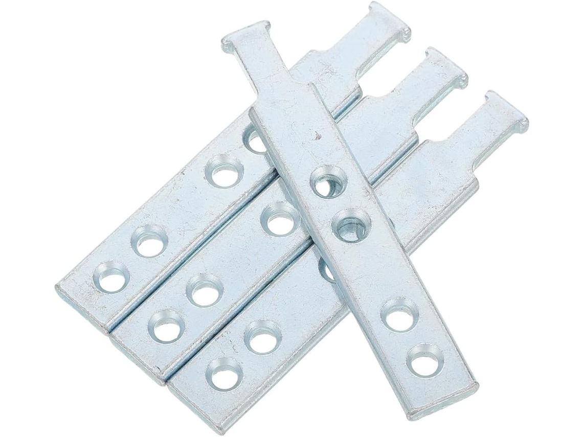 Kichvoe Conjunto De 4-barras Metal Galvanizado Em Formato T Para Reparo Janelas Simples E Duplas, Suporte Robusto E