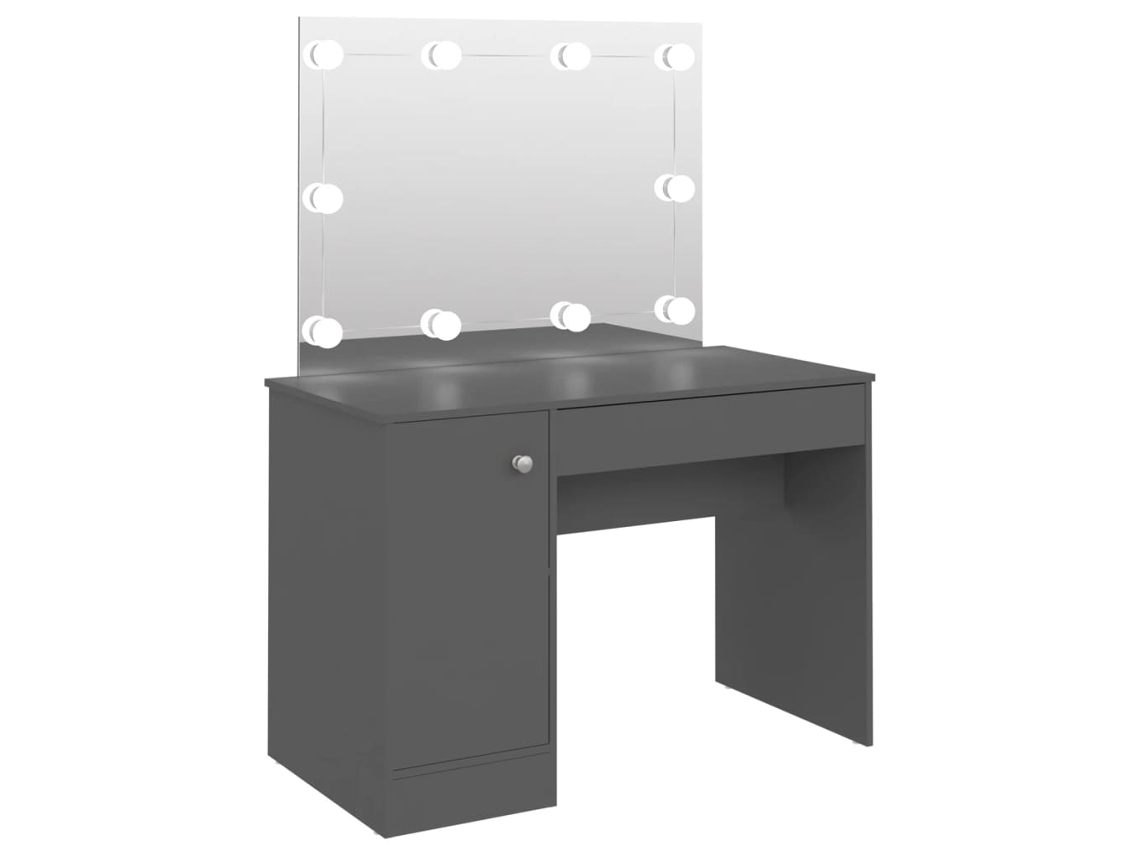 Makeup Table, Makeup Tables Vidaxl Cinzeto Mdf (n/a)