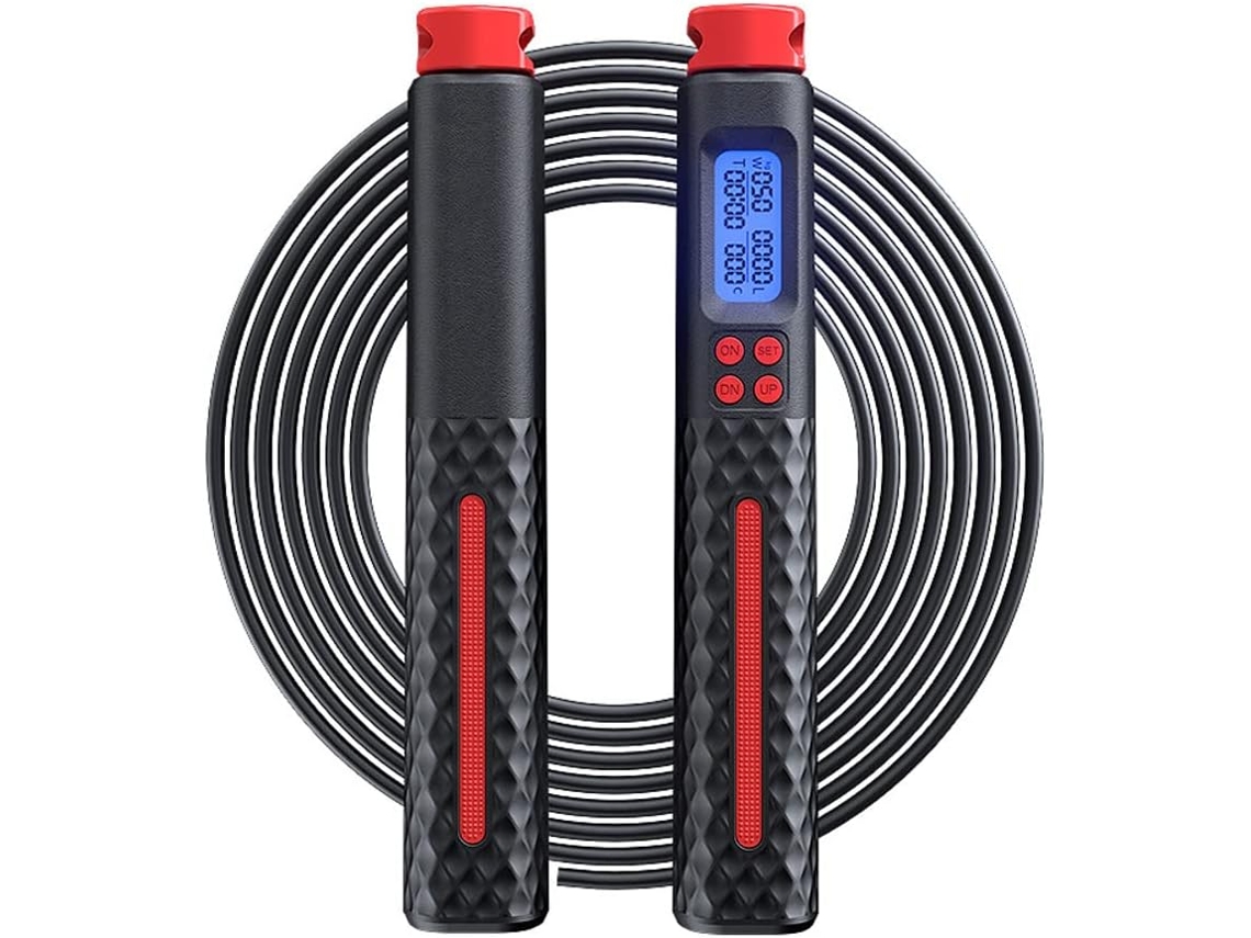 Corda De Pular Para Salto, Com Contador Eletrônico Inteligente, Comprimento Da Corda Ajustável Ou Sem Fio, Equipamento