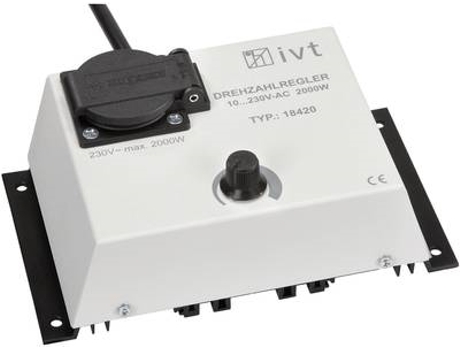 Dr 2000 Dimmer Manual Controlador de Tensão CA Controlador de Velocidade 2000 W Dimmer IVT (700100)