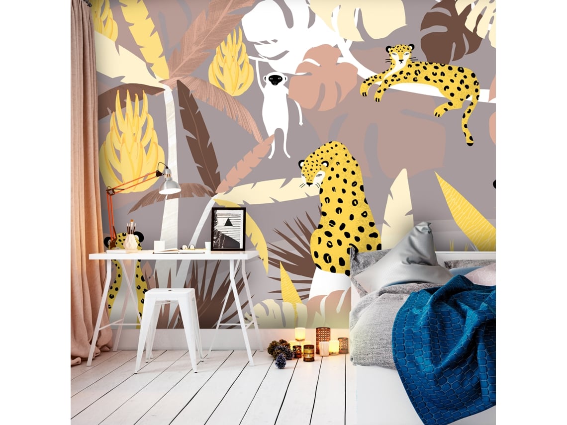 Papel de Parede ARTGEIST Cheetahs in the Jungle - Third Variant (400x280)