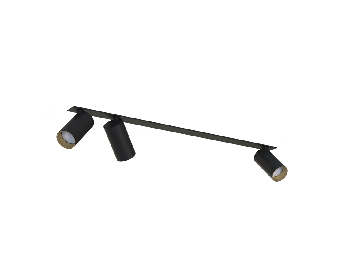 Candeeiro NOWODVORSKI Mono Surface Iii Black/Gold (Preto - Aço Pintado)
