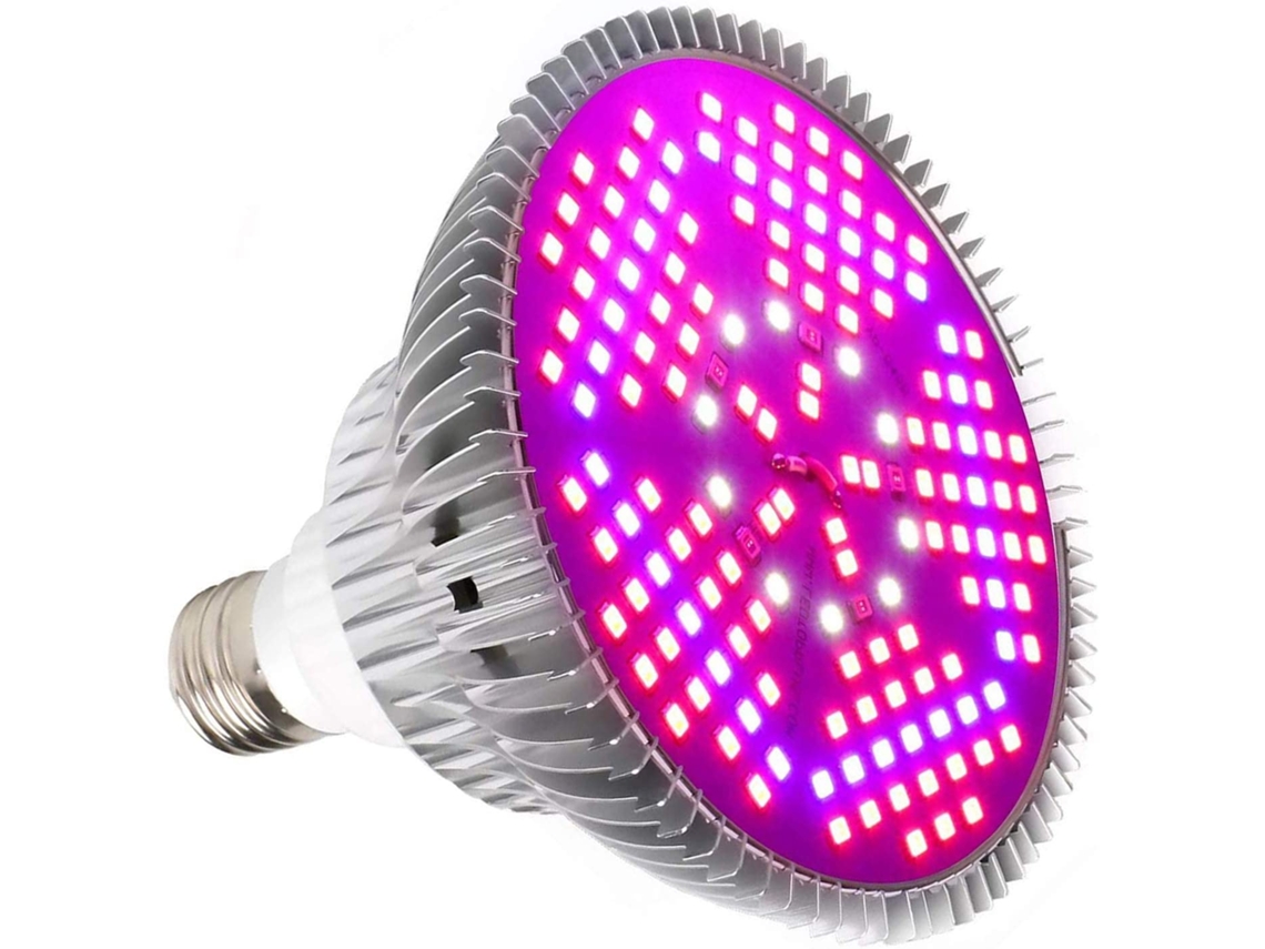 Lâmpada De Cultivo Led 50w De Espectro Completo 78 Leds Para Plantas Em Estufa, Plantas De Interior, Flores E Legumes