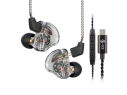 Fones de ouvido intra auriculares CCZ melody com cancelamento de ruído e som estéreo hi fi fio com MARCA